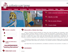 Tablet Screenshot of colexiosanjorge.com